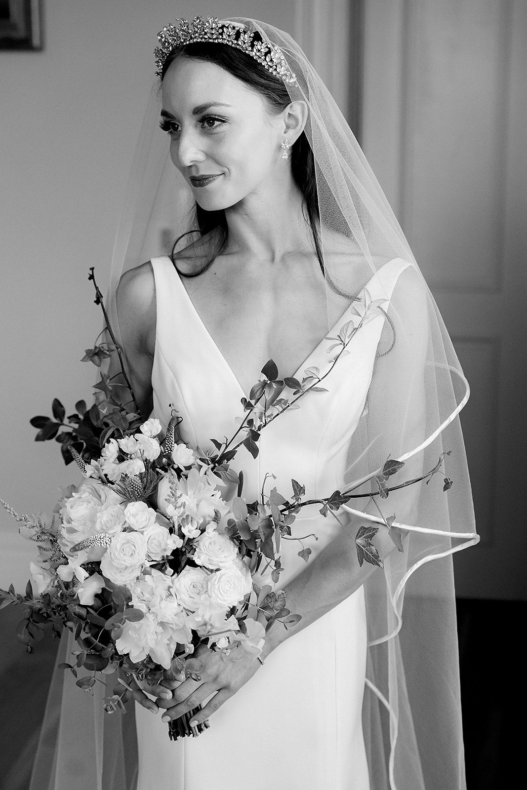 Fresh wedding in whites and greens by Flowers on Four Acres 