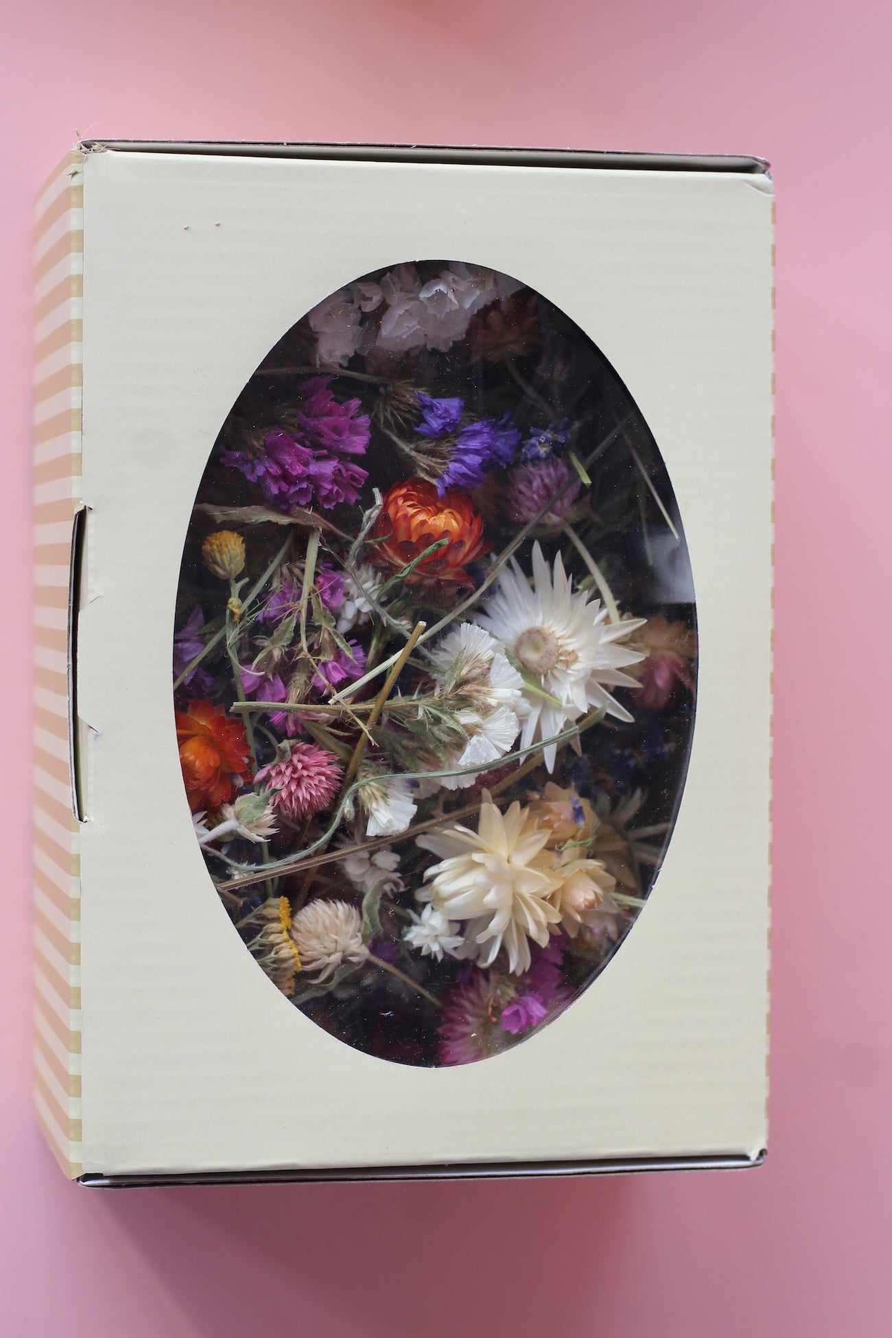 DIY Craft Box of Irish dried flowers