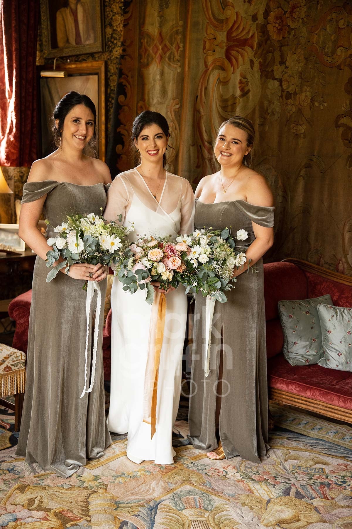 Fresh flower bouquets Wedding Ireland by flowers on four acres