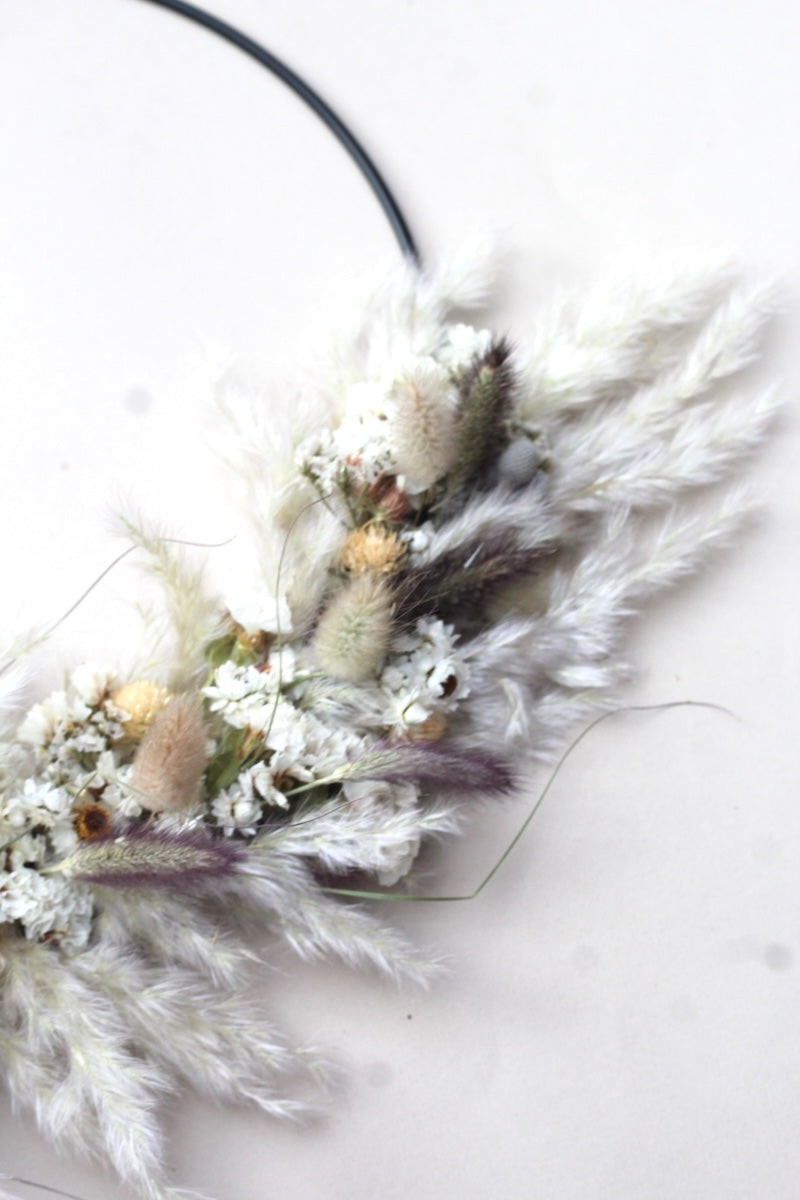 The 'Angie' dried flower wreath