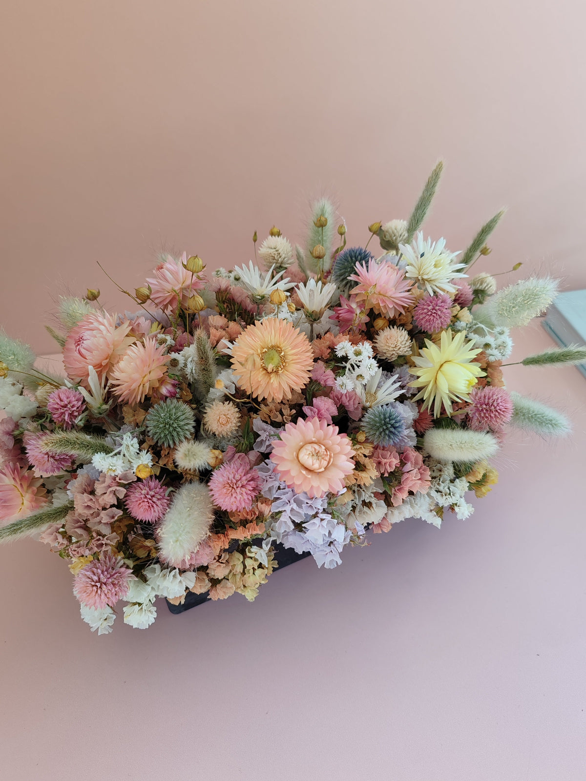 dried flower table wedding decor ireland