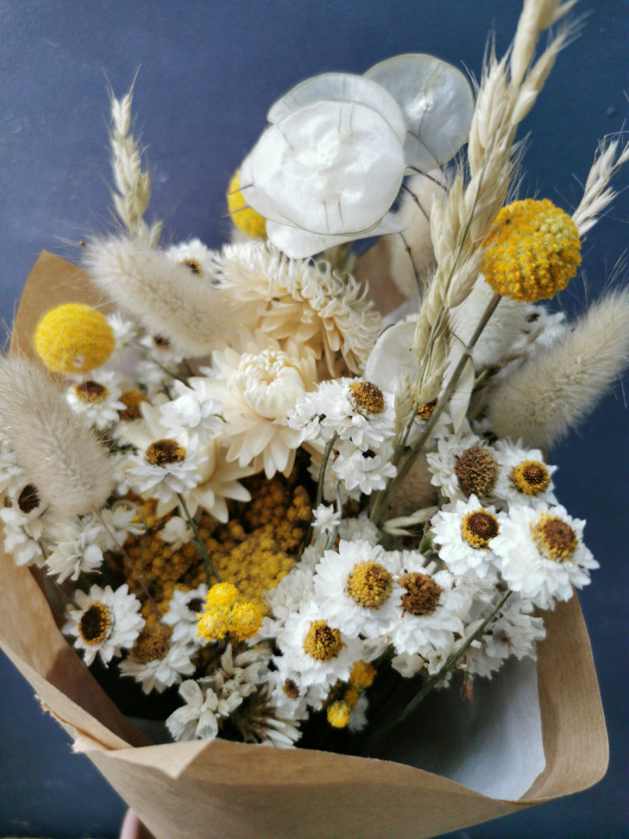 sustainable-dried-flower-bouquet-ireland-wexford-grown Dried flower bouquet for Mother's Day Ireland - Flowers on Four Acres.